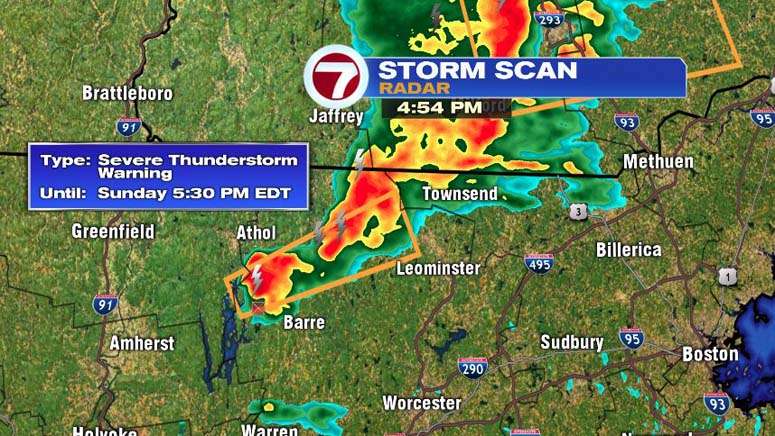 Severe thunderstorm warning issued for parts of Worcester County ...