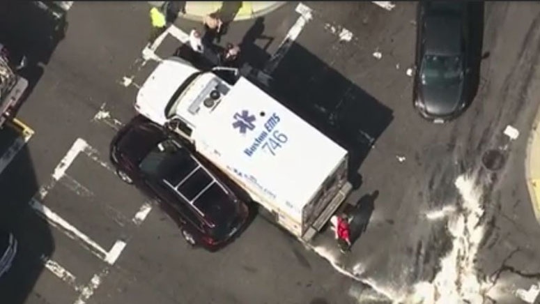 3 hospitalized following crash involving ambulance in Boston - Boston ...