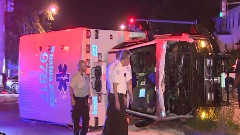 Police investigating early morning crash involving ambulance in Boston ...