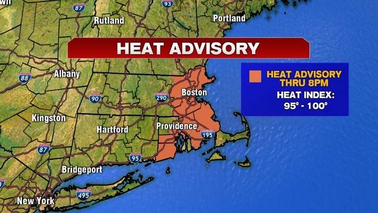 Heat advisory in effect for parts of Mass. as Boston copes with 2nd ...