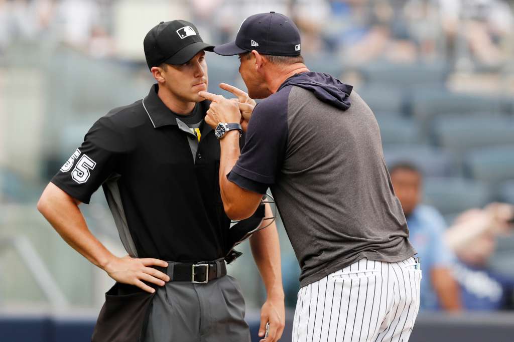 Boone ejected, directs profane rant at rookie umpire Boston News