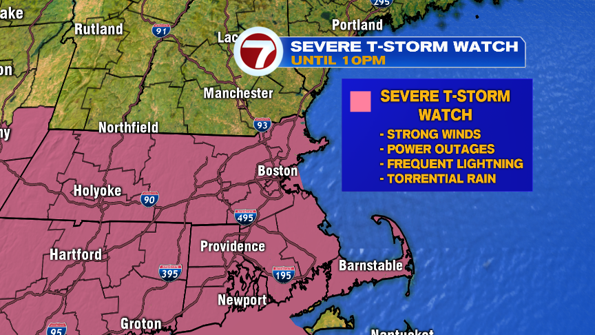 Severe weather warnings, watches in effect across Massachusetts ...
