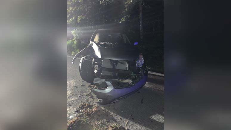 Driver escapes serious injury after slamming car into pole in Falmouth ...