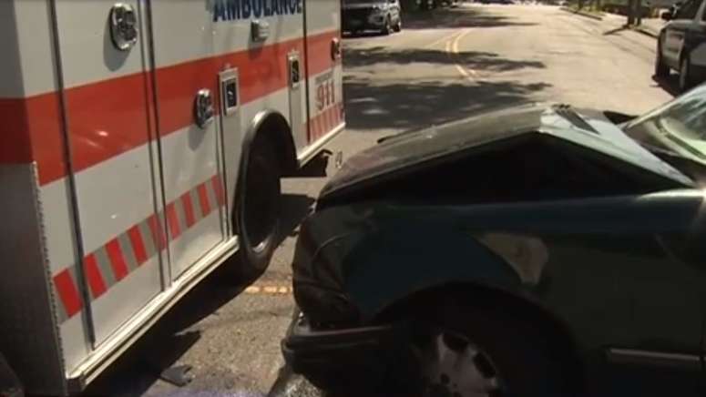 1 hospitalized following crash involving Boston EMS ambulance - Boston ...
