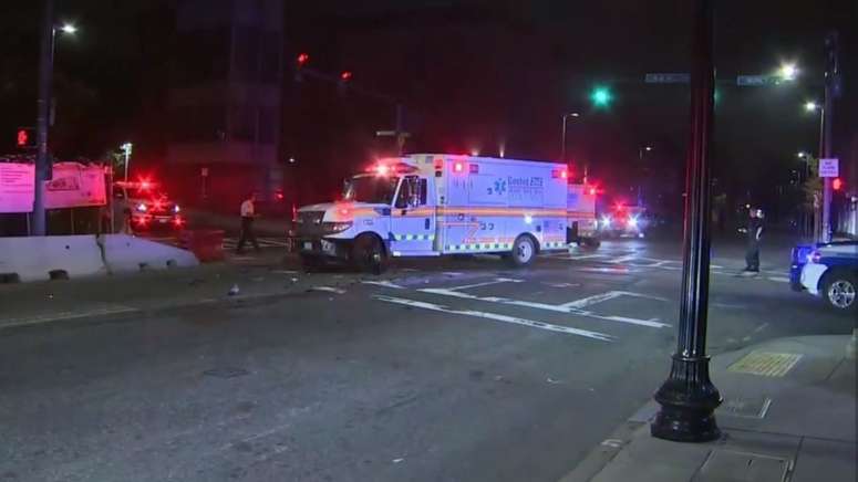 3 Boston EMS members, 1 civilian hospitalized following crash in ...