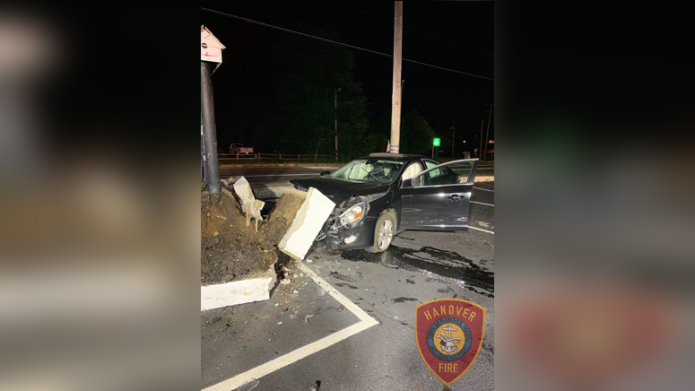 Multi-vehicle Crash In Hanover Sends Car Into Building - Boston News ...