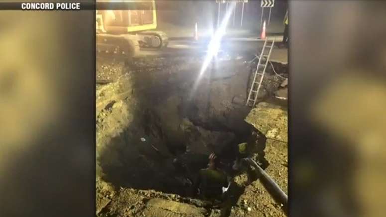 Traffic detoured as crews repair water main break in Concord - Boston ...