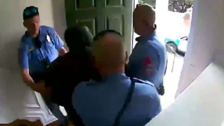 North Carolina police arrest homeowner after his own burglar alarm is ...