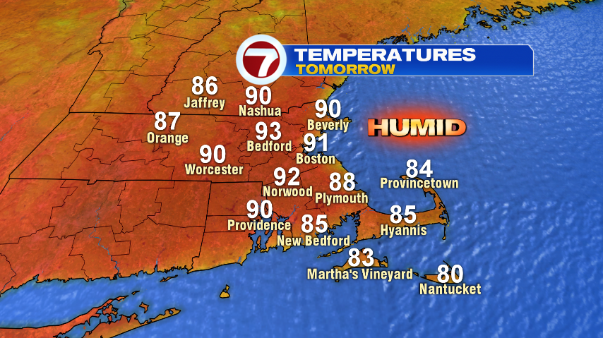 Hot and Humid Start to Week - Boston News, Weather, Sports | WHDH 7News