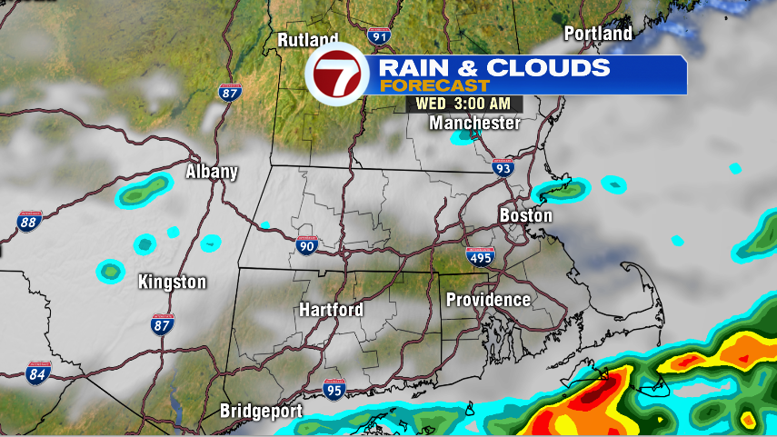 A Few Showers South Tonight, Mainly Dry Wednesday - Boston News ...