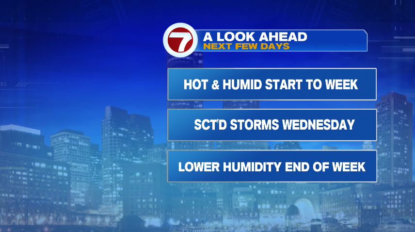 Hot and Humid Start to Week - Boston News, Weather, Sports | WHDH 7News