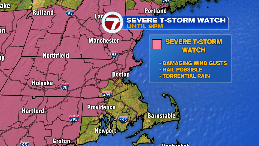 Severe thunderstorm watch issued for most of Massachusetts – Boston ...