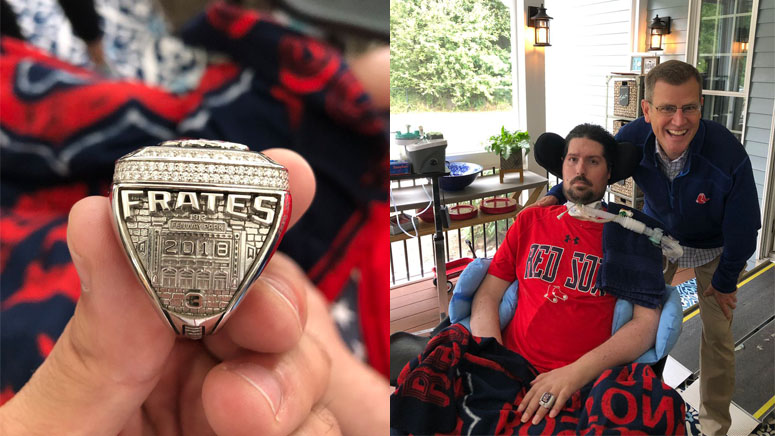 Boston Red Sox honor Pete Frates with customized championship ring