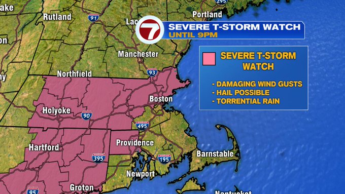 Scattered Storms Dissipate This Evening, Giving Way to Lower Humidity ...
