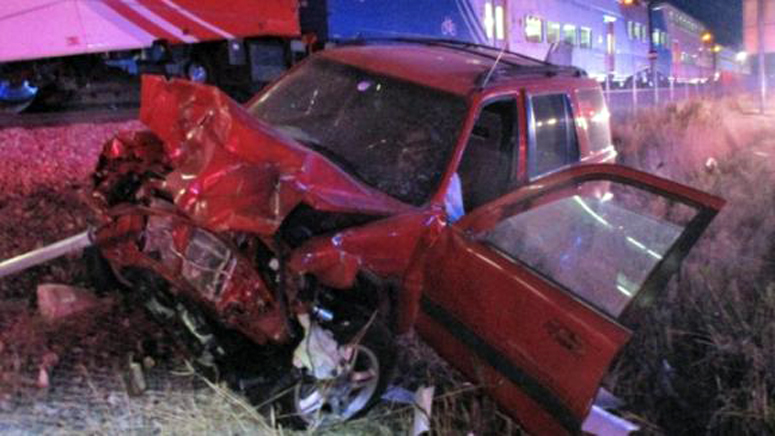 Trooper Pulled A Man From His Car Seconds Before It Was Hit By A Train