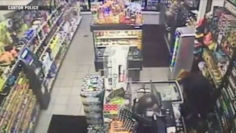 Police searching for suspect following armed robbery at gas station in ...