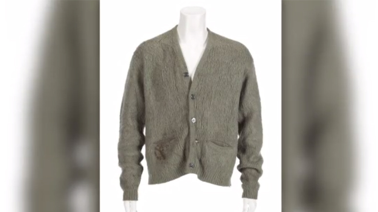 Kurt Cobain's famous sweater, still unwashed, and other rare