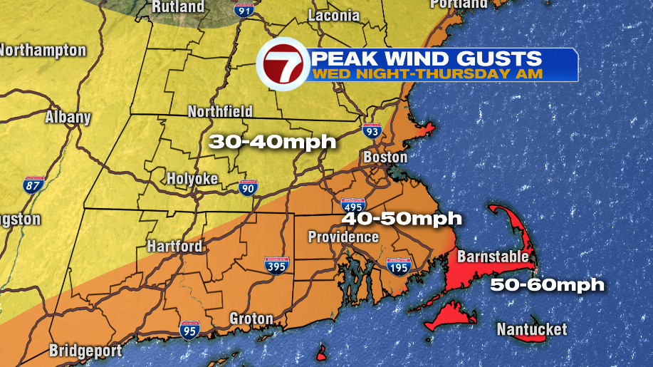 Coastal Storm Bring Gusty Winds And Rain - Boston News, Weather, Sports ...