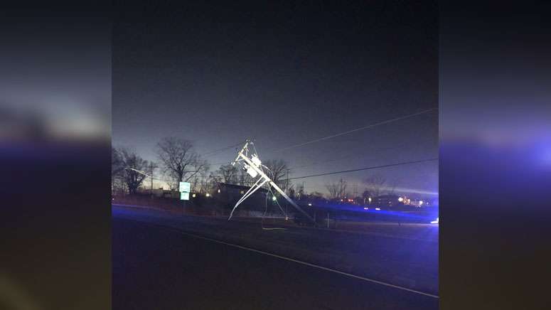 Strong winds knock down utility poles in Methuen leaving residents ...