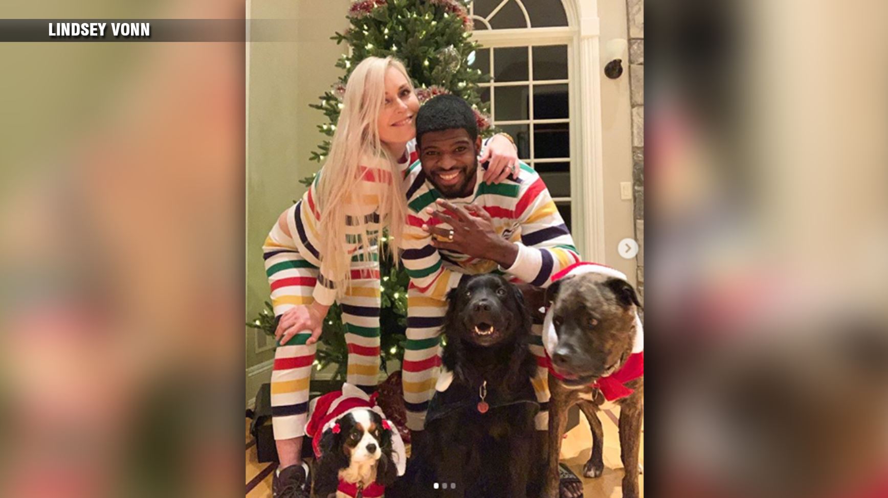 Lindsey Vonn Goes Social With Pk Subban Marriage Proposal Boston News Weather Sports