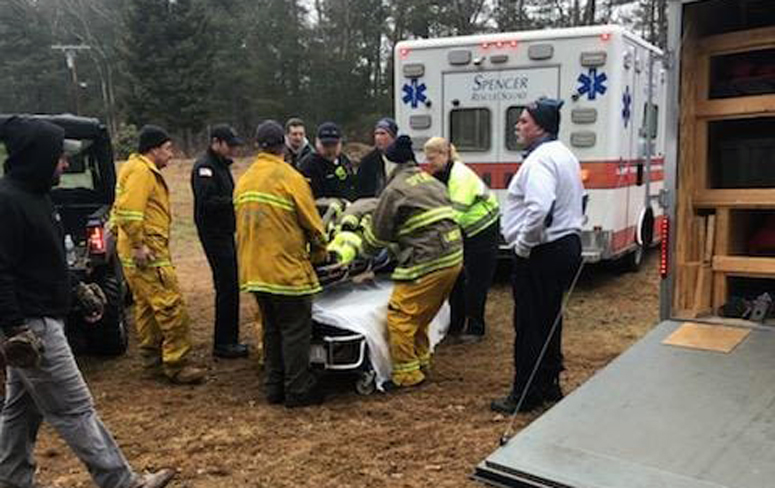 Missing Spencer woman found in woods near home following 10 hour search