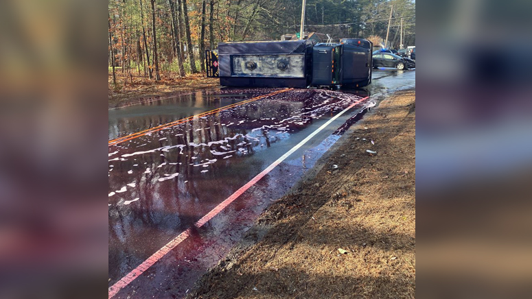 Truck Crashes In Billerica, Spills Thousands Of Gallons Of Heating Oil ...