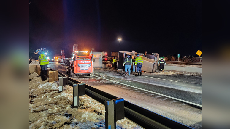 Truck Driver Arrested On Drunken Driving Charge After Tractor Trailer Rollover On Route 1 In Revere Boston News Weather Sports Whdh 7news
