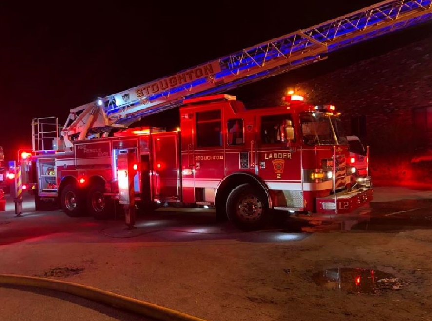 Crews battle flames inside Stoughton building Boston News, Weather