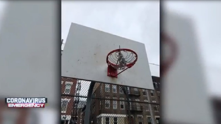 Zip Ties Appear On Basketball Nets In Boston In Attempt To Stop Park Gatherings Boston News Weather Sports Whdh 7news
