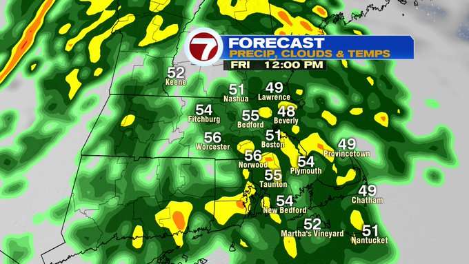 Rain Returns Friday, Dry Saturday and Sunday - Boston News, Weather ...