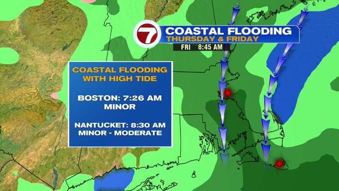 Ocean Storm To Bring Gusty Winds, Rain, Coastal Flood Threat Through ...