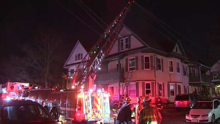 Crews extinguish 2-alarm house fire in Lawrence - Boston News, Weather ...