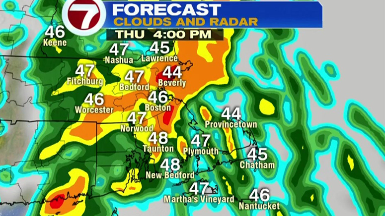 Line of thunderstorms bringing downpours, gusty winds, some coastal ...