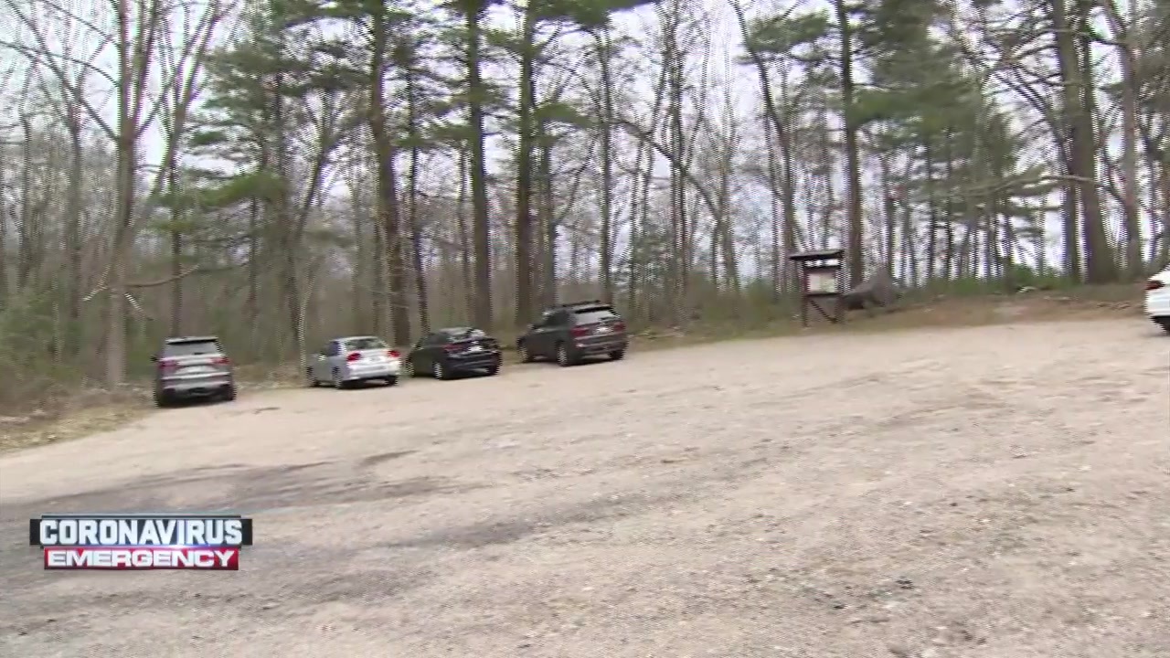 Some parking lots outside Wrentham parks reopening; visitors told to