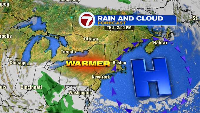 Warming Trend With 80s By Friday, Slightly Cooler Holiday Weekend ...