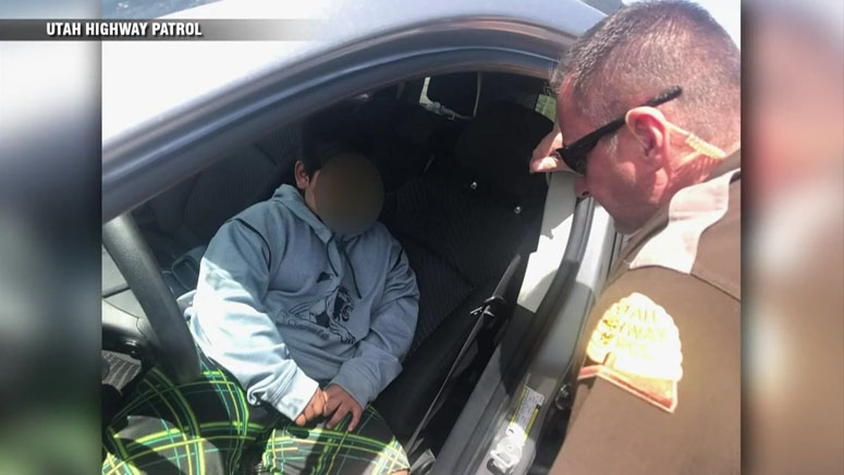 Pint Sized Driver Surprises Utah Trooper During Traffic Stop Boston News Weather Sports Whdh 7news