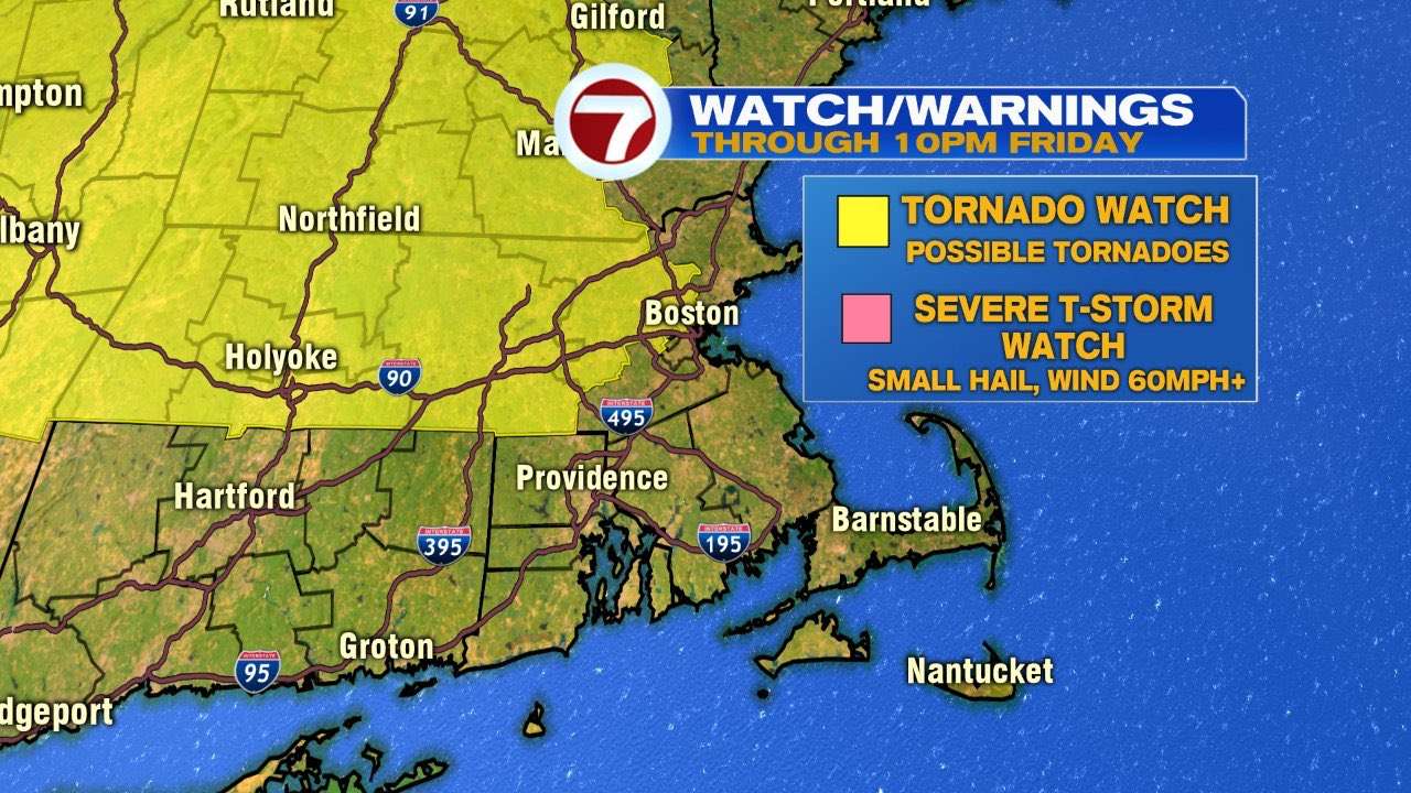Strong to Severe Storms This Evening, Nice Weekend Ahead - Boston News ...