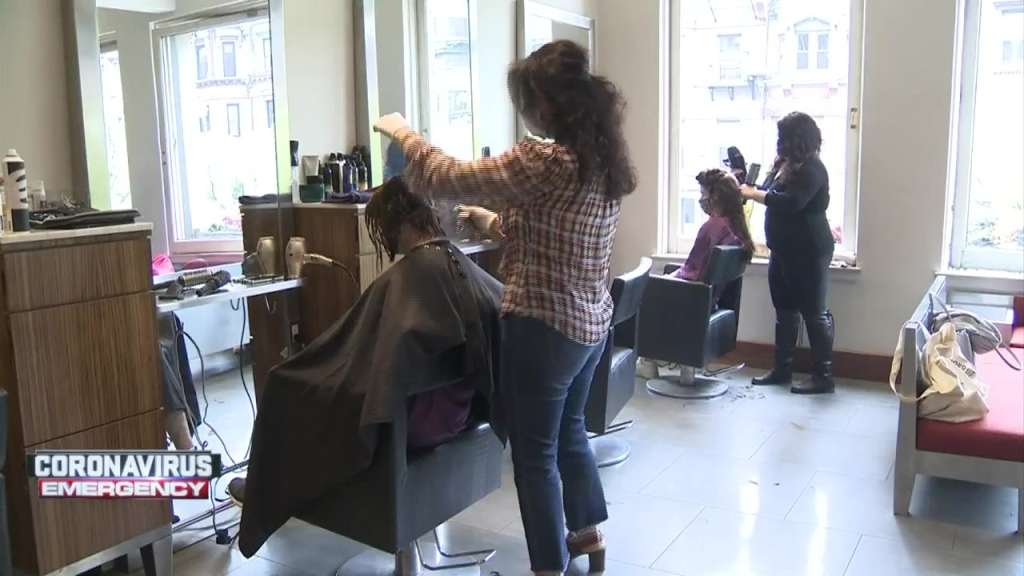 Hair salons, reopen in Massachusetts under strict