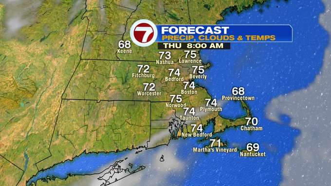 Less Humid To End the Week - Boston News, Weather, Sports | WHDH 7News