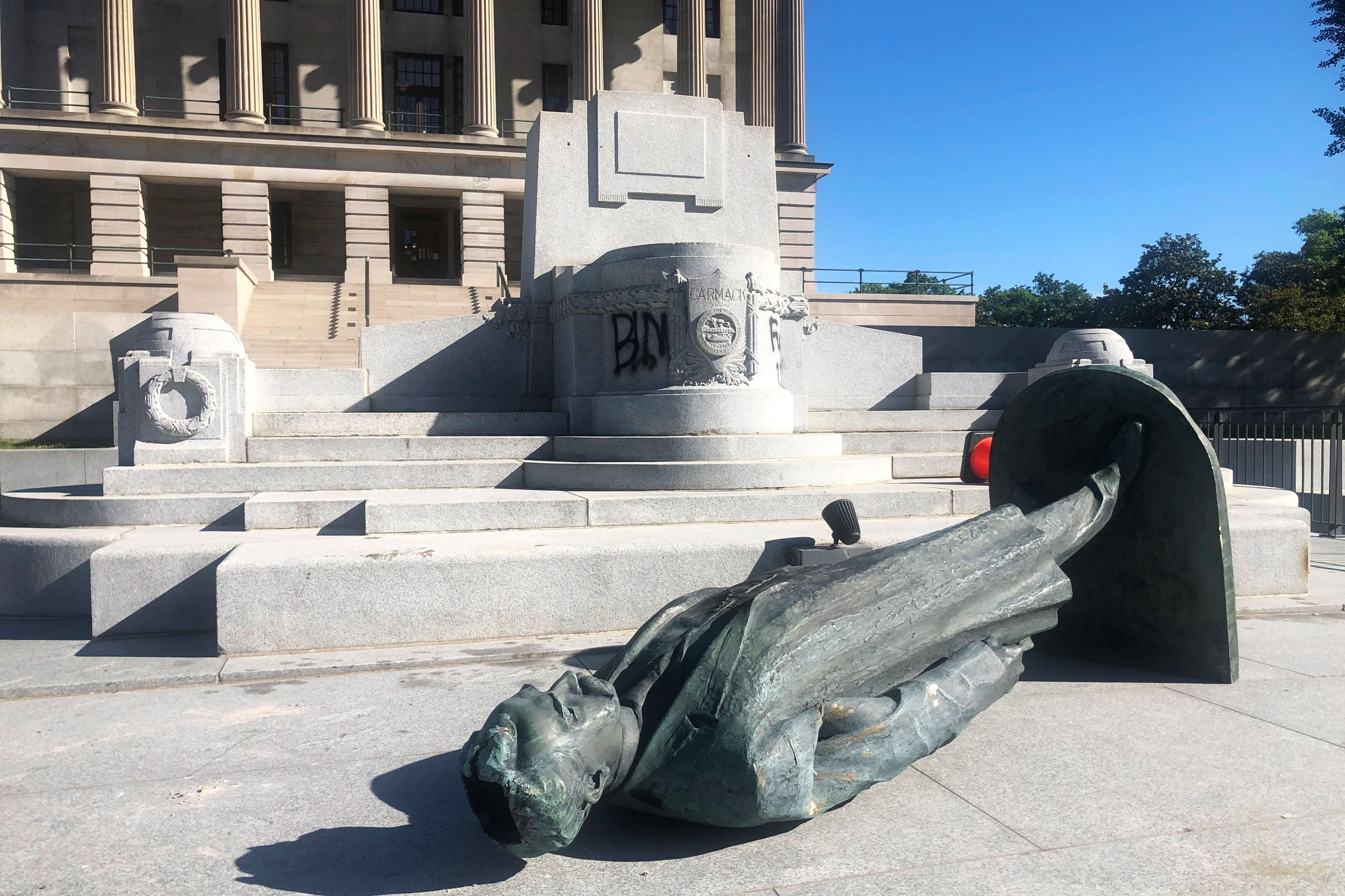 These controversial statues have been removed following protests over