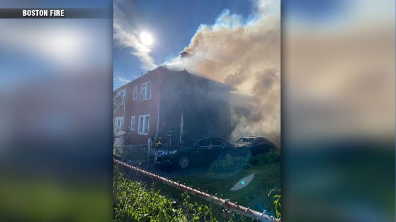 2 cars, home catches fire in Hyde Park - Boston News, Weather, Sports ...
