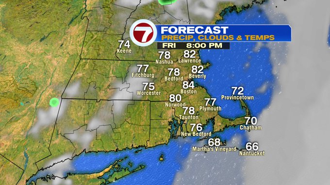 Rain Chances This Weekend, Some Storms Saturday PM - Boston News ...