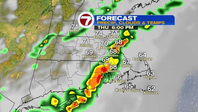 Increasing Clouds and Humidity Tonight, Scattered Storms Tomorrow ...