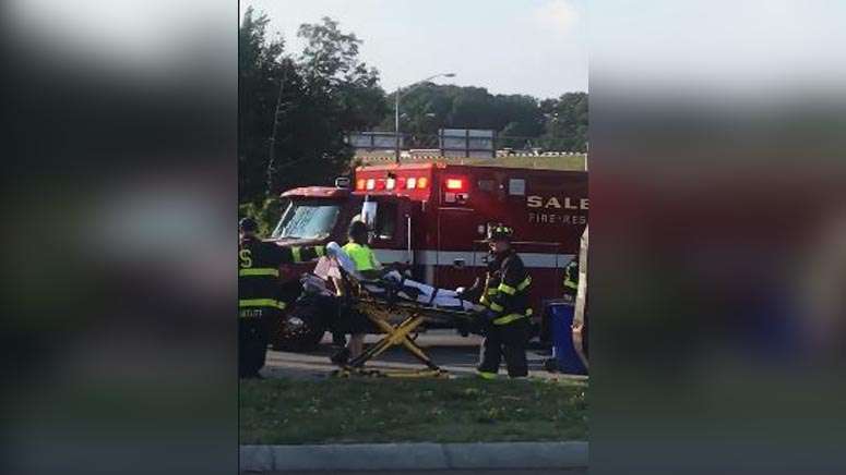 Garbage truck driver hospitalized following rollover crash on I-93 in ...