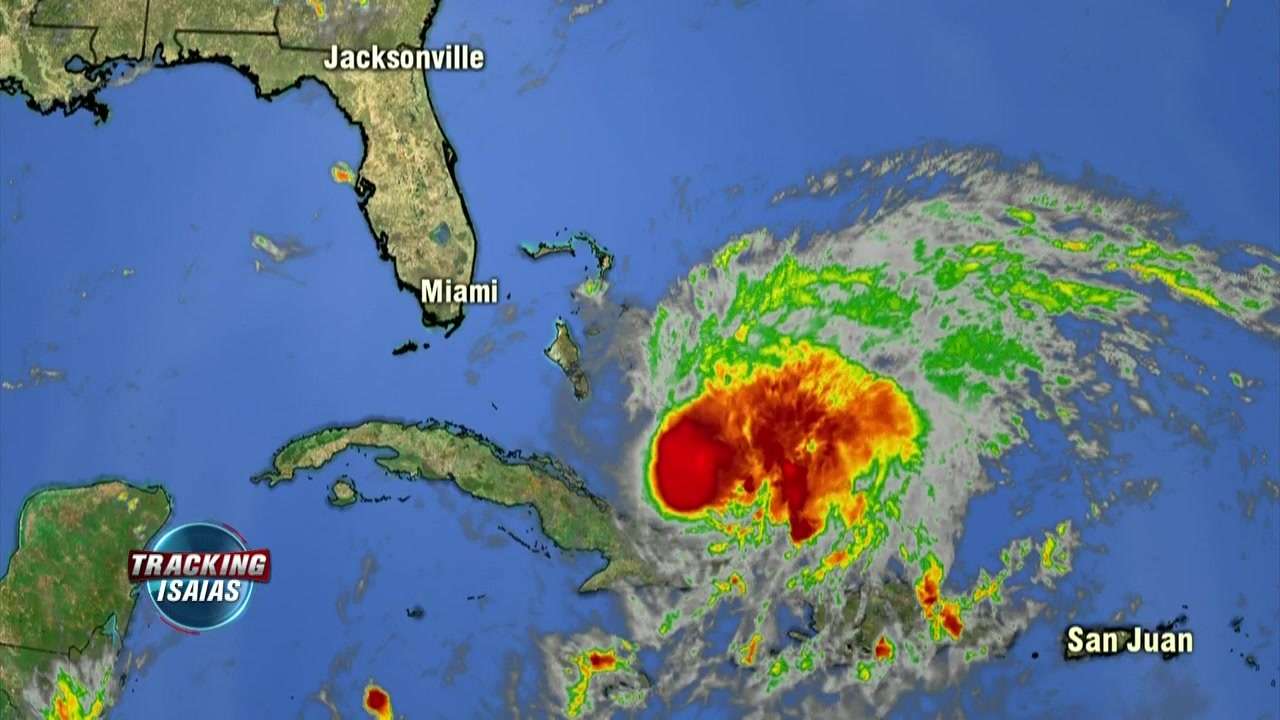 Hurricane Isaias churns through Bahamas as Florida prepares - Boston ...