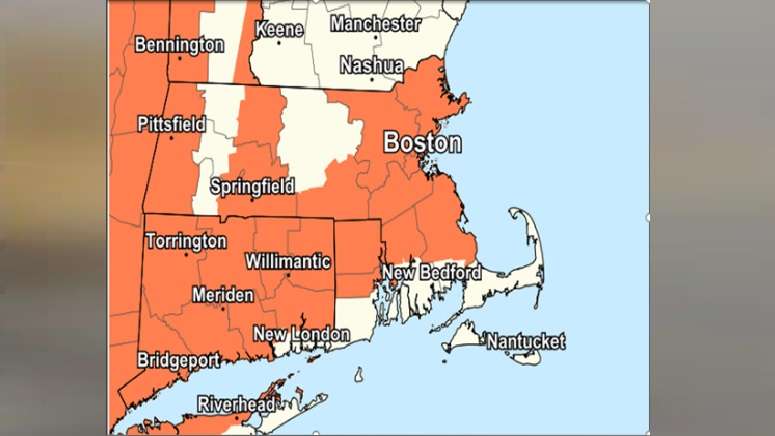 National Weather Service issues heat advisory for parts of Mass. this ...