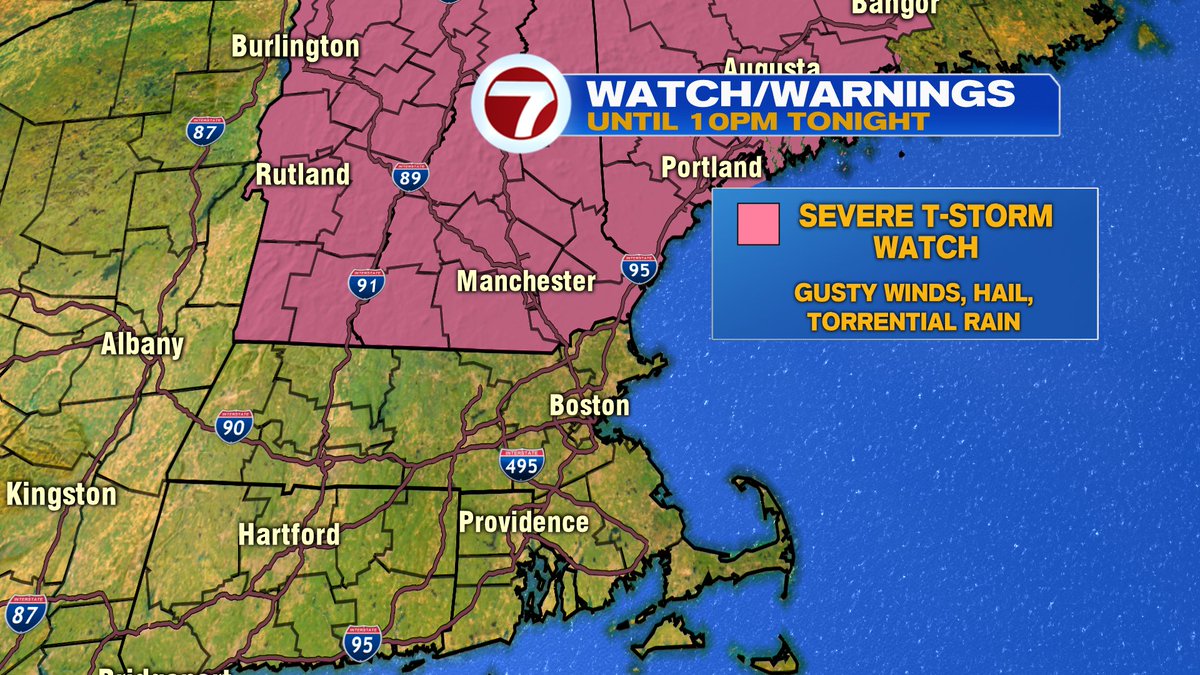 Severe thunderstorm watch issued for parts of northern New ...