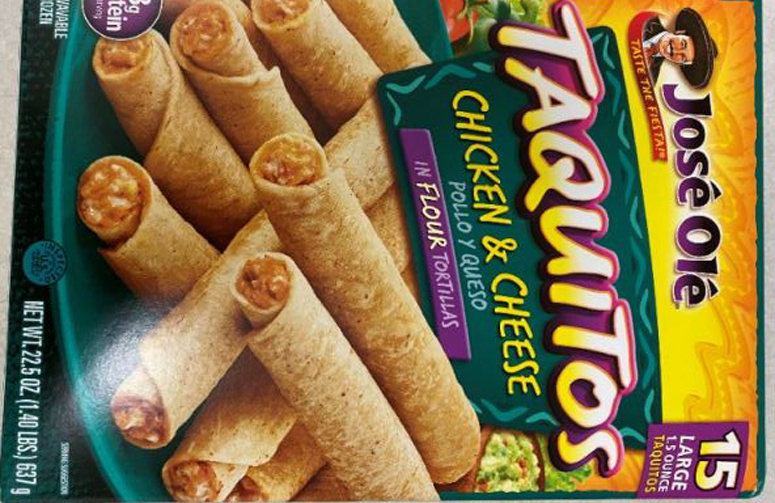 USDA issues health alert for frozen taquitos, chimichangas that may be