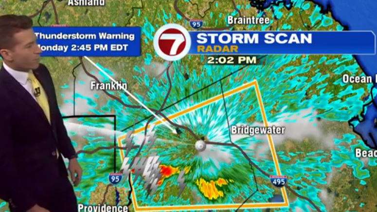 Severe thunderstorm warning issued for parts of southeastern Mass ...