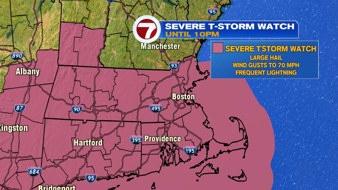 Severe thunderstorm watch issued for all of Massachusetts - Boston News ...